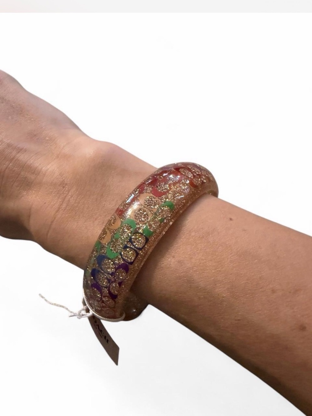 NWT Coach Rainbow Signature Cuff from the Coach Pride Collection